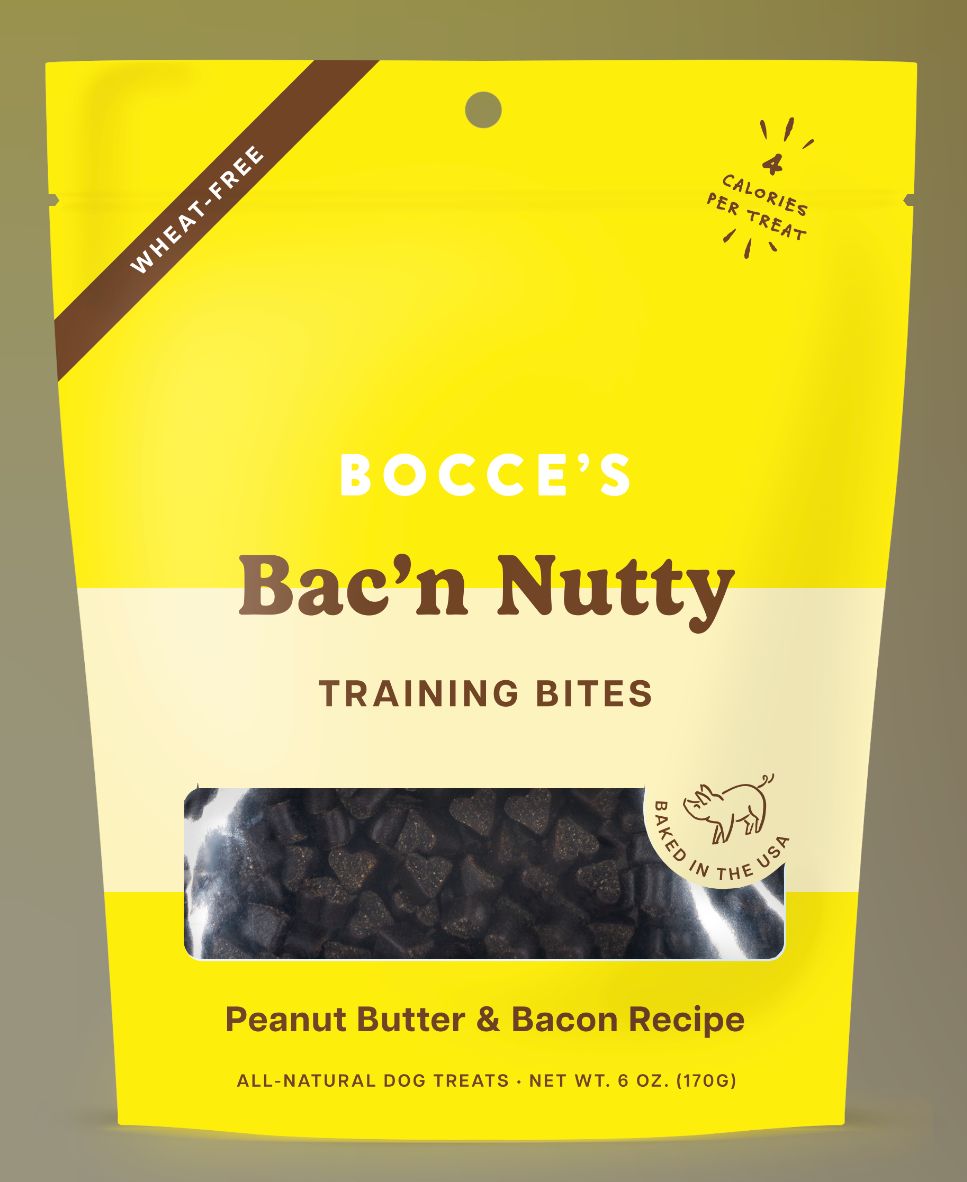 BOCCE'S Bac'n Nutty Training Bites-Naturally Pet-Shine Pets