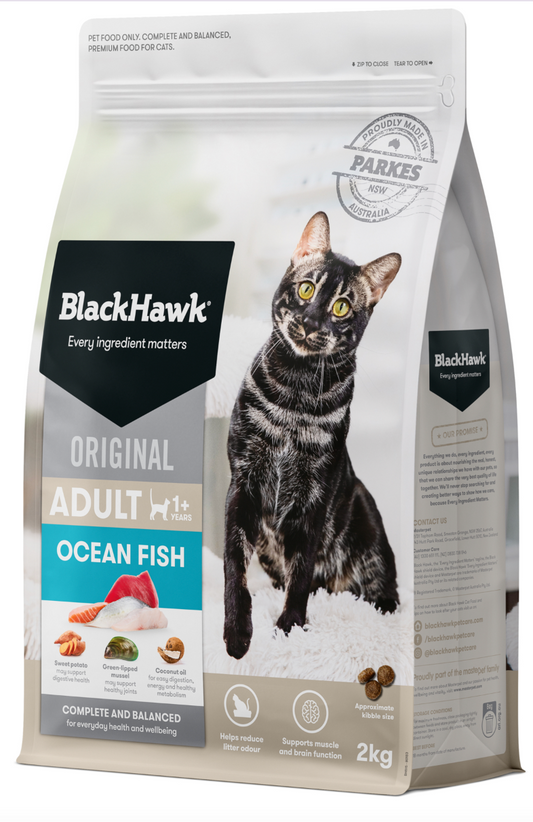 Black Hawk Cat Food - Ocean Fish