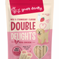 Yours Droolly Double Delight Milk & Strawberry 150g