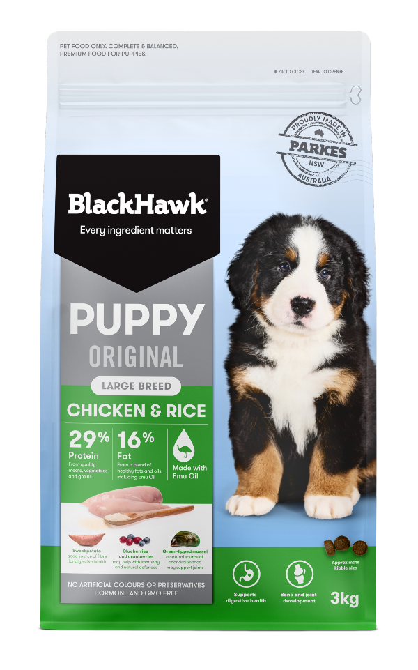 Black Hawk Puppy Food - Chicken and Rice