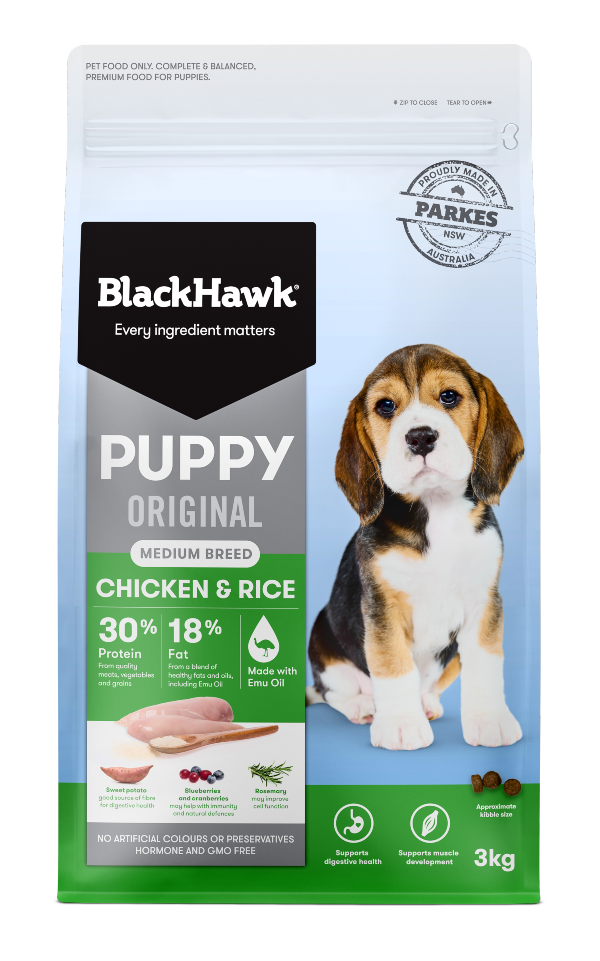 Black Hawk Puppy Food - Chicken and Rice