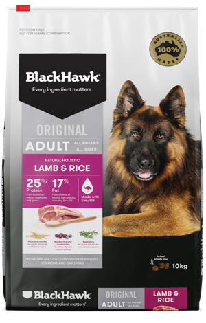 Black Hawk Adult Dog Food - Lamb and Rice-Masterpet-3kg-Shine Pets