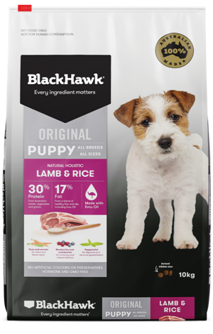 Black Hawk Puppy Food - Lamb and Rice-Masterpet-3kg-Small Breed-Shine Pets