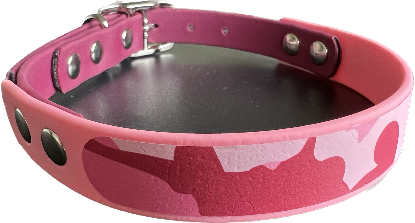 BioThane Dog Collar - Custom Mix It Up - TWO Widths and/or TWO Colours