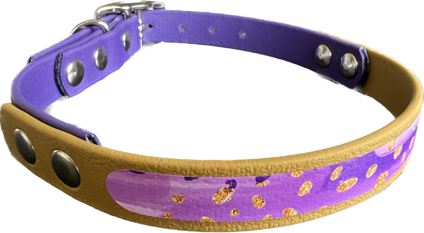 BioThane Dog Collar - Custom Mix It Up - TWO Widths and/or TWO Colours