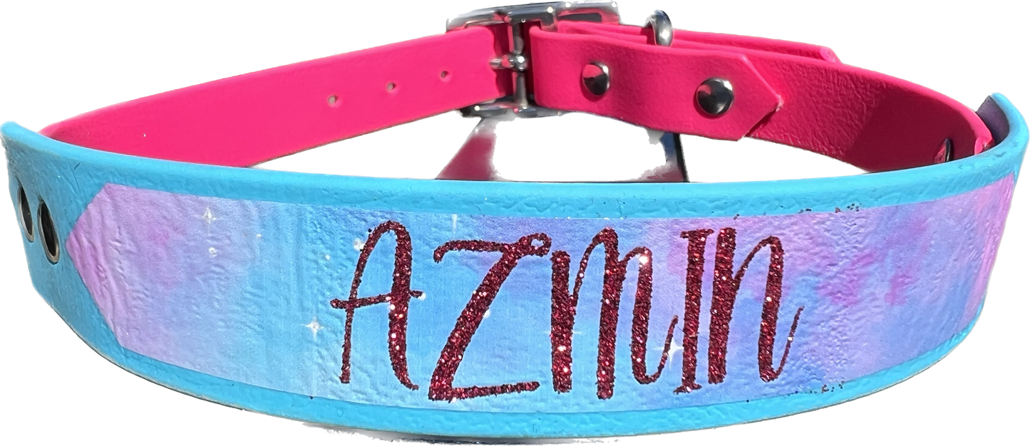 BioThane Dog Collar - Custom Mix It Up - TWO Widths and/or TWO Colours